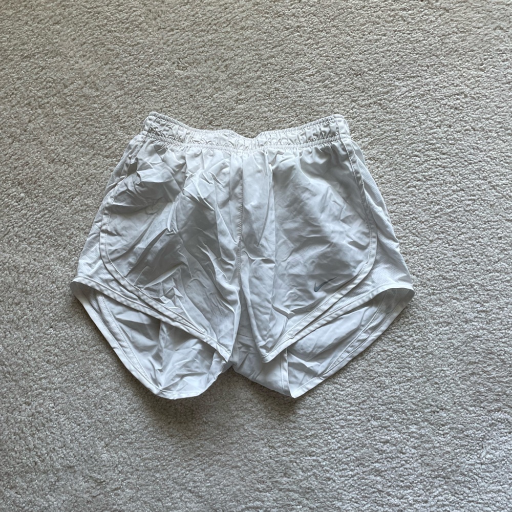 White Nike Athletic Shorts (will iron before sending)